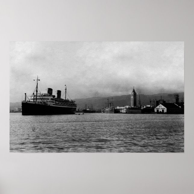 Honolulu, Hawaii - View Honolulu Poster (Framsidan)