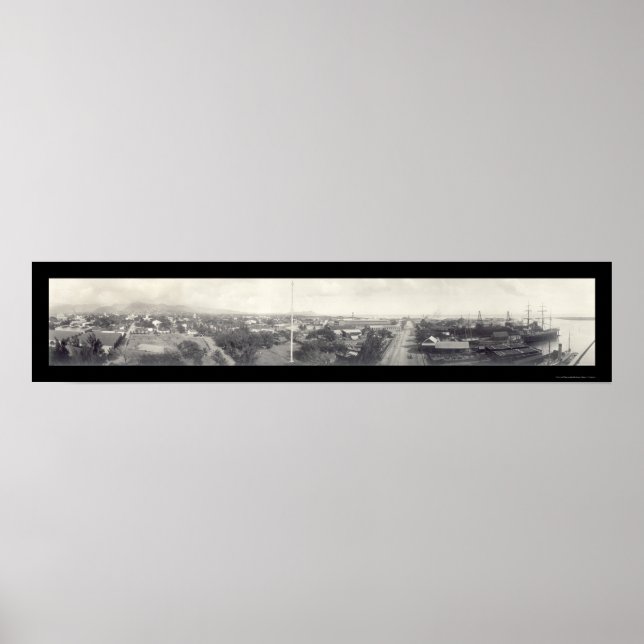 Honolulu, HI Photo 1913 Poster (Framsidan)