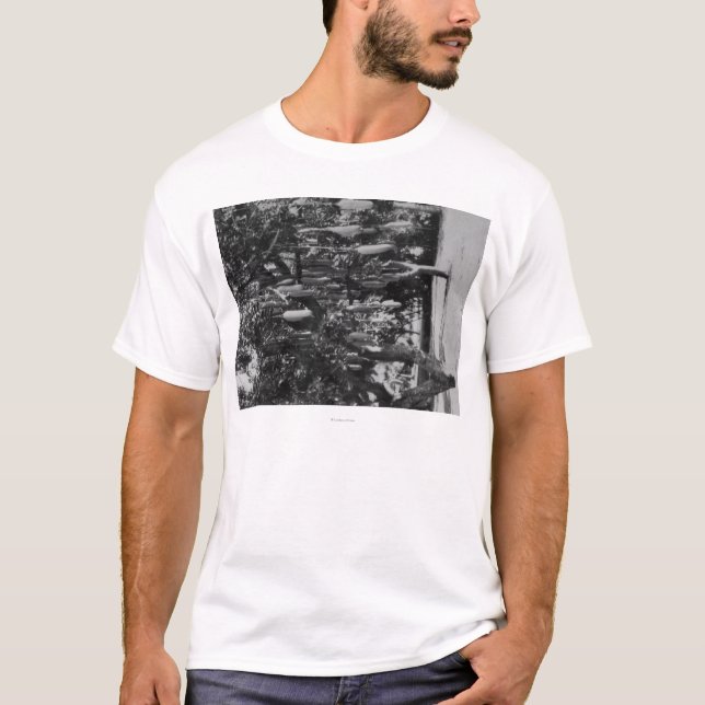 Honolulu HI - universiteten av Hawaii T-shirt (Framsida)