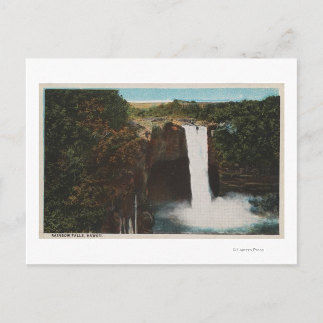 Honolulu, HI - View of Rainbow Falls Vykort (Framsida)