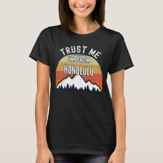 Honolulu litar på att jag är från Honolulu T Shirt