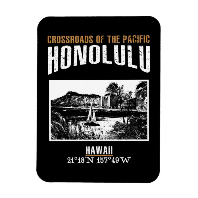 Honolulu Magnet (Vertikal)