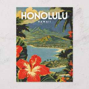 Honolulu Nostalgic Vykort