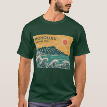 Honolulu Oahu Diamond Head Retro Mid Century Stil