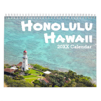 Honolulu, Oahu, Hawaii Photography Seaside Kalender