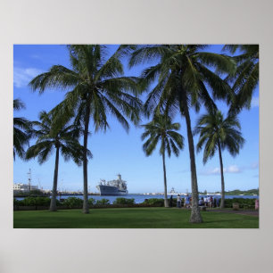 Honolulu Pearl Harbor Hawaii Poster