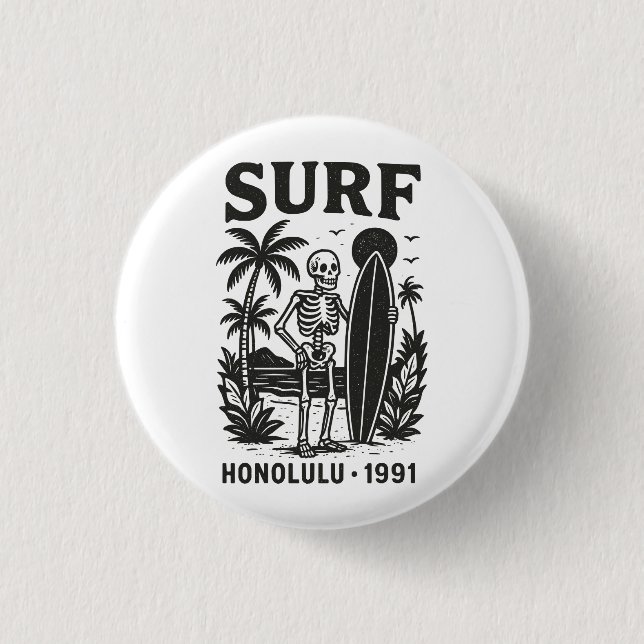 Honolulu Surfa Knapp (Framsida)
