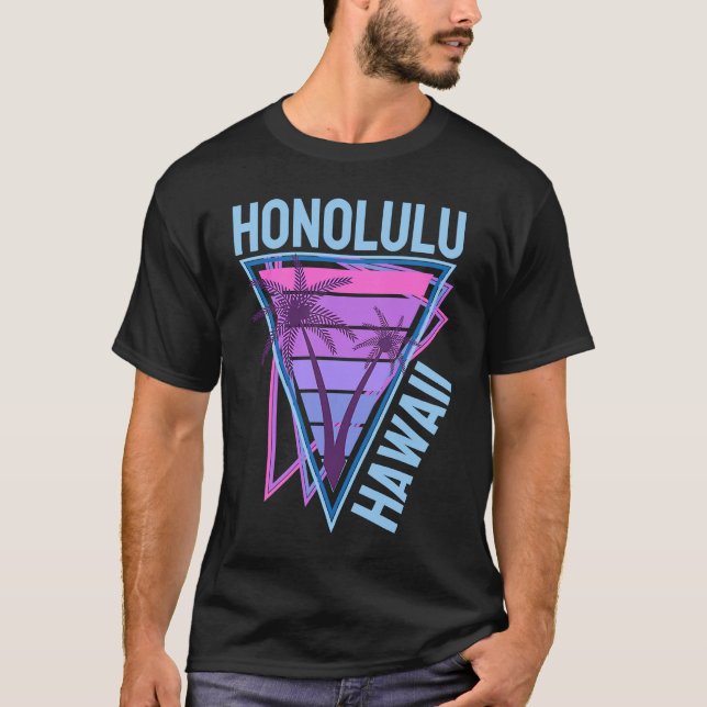 Honolulu Vacation 1 T Shirt (Framsida)