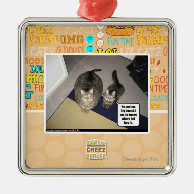 Honom boned. stort för sezhes julgransprydnad metall (Framsidan)