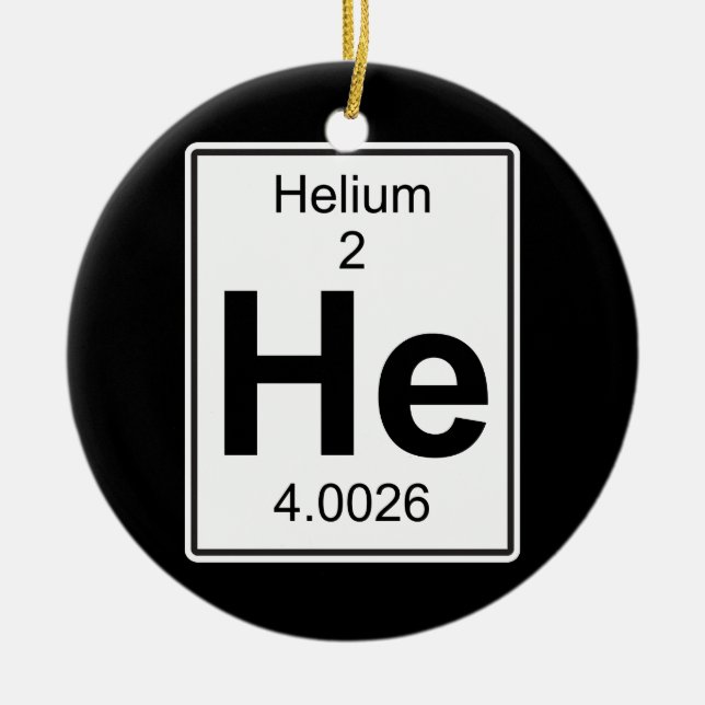 Honom - helium julgransprydnad keramik (Framsidan)