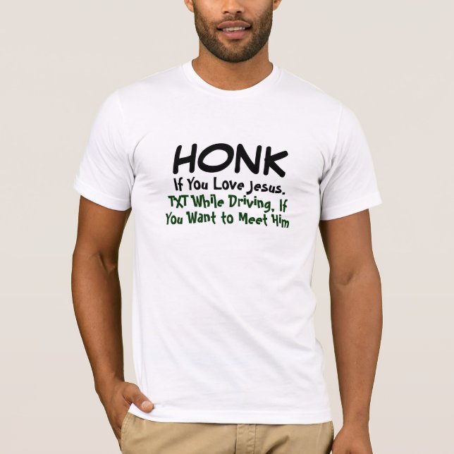 Honom om du kärlek Jesus skjorta, lustig Memie T Shirt (Framsida)
