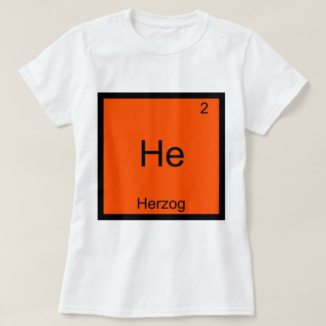 Honom - T-tröja för symbol för Herzog rolig Tee (Design framsida)