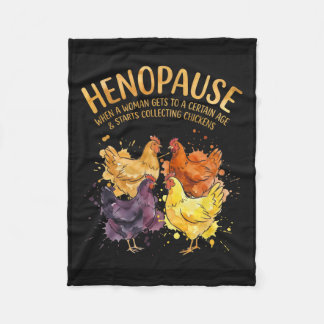 Hönopause När En Kvinna Kommer Till En Viss Ålder  Fleecefilt