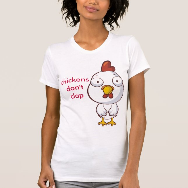 hönor applåderar inte t-shirt (Framsida)
