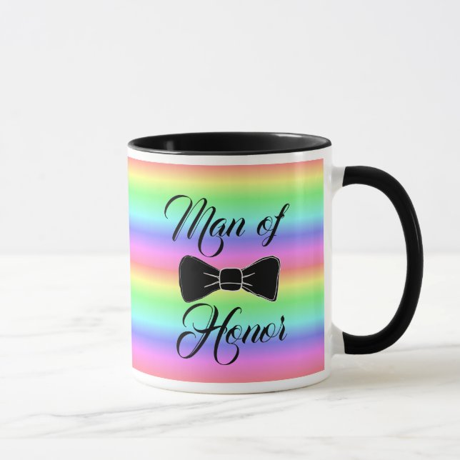 Honor Black Bow Tie Coffee Mugg (Höger)