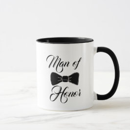 Honor Black Bow Tie Coffee Mugg