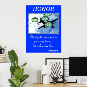 Honor Commands the Battlefield's Noble Spirit Poster