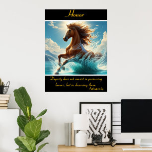 Honor Dances Amid Turcos Vatten Poster