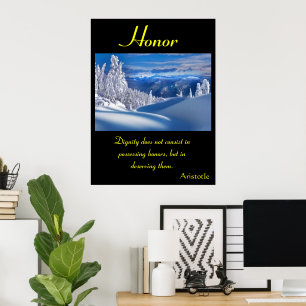 Honor Dwells Amidst Rolling Backe Serenity Poster