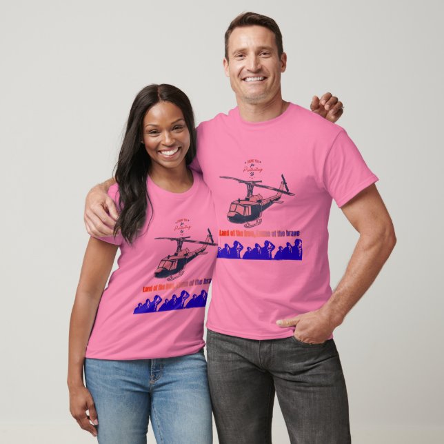 Honor in every thread pink t shirt (Unisex)