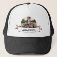 Honor Military Service Photo Truckerkeps