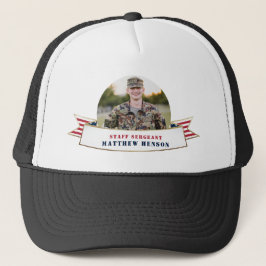 Honor Military Service Photo Truckerkeps