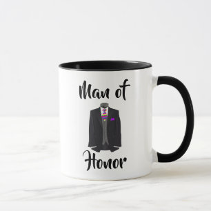 Honor Rainbow Tie Tuxedo Bröllop Mugg