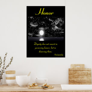 Honor Rises Beneath Eagles vaksamma flygning Poster