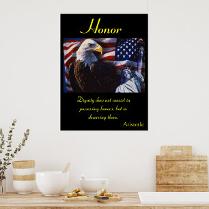 Honor Roars med omatchad eldstyrka Poster