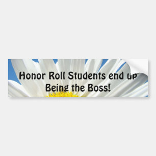 Honor Roll Studenter blir till slut Chef! Bildekal