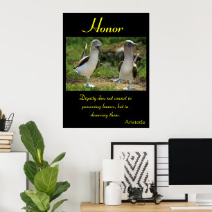 Honor Shines through Wilderness's Unyielding Spiri Poster