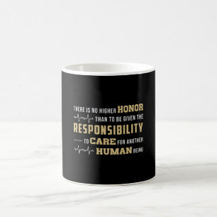 Honor Sjukvårdare passar in Aid Ambulance EMS Funn Kaffemugg