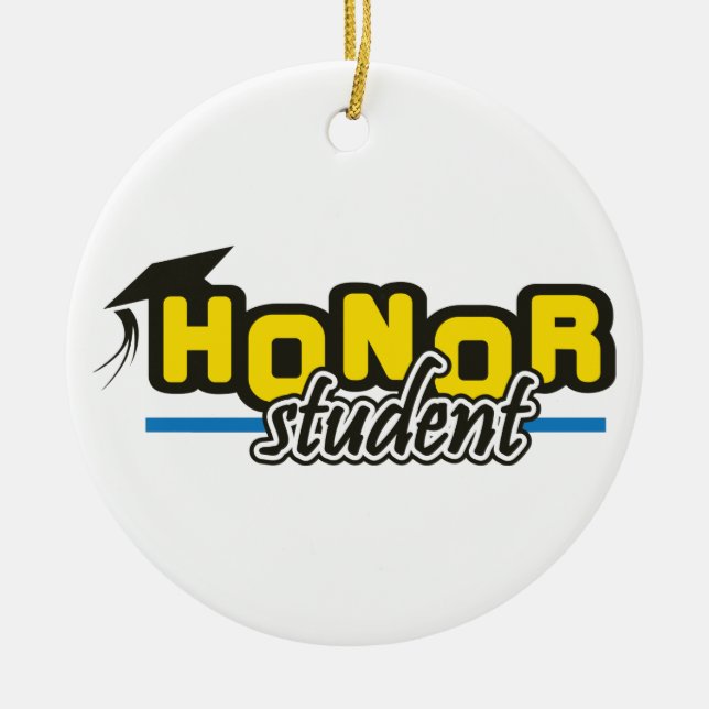 Honor Student Julgransprydnad Keramik (Framsidan)