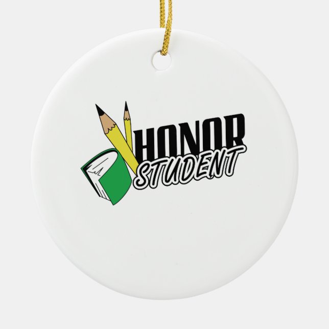 HONOR STUDENT JULGRANSPRYDNAD KERAMIK (Framsidan)
