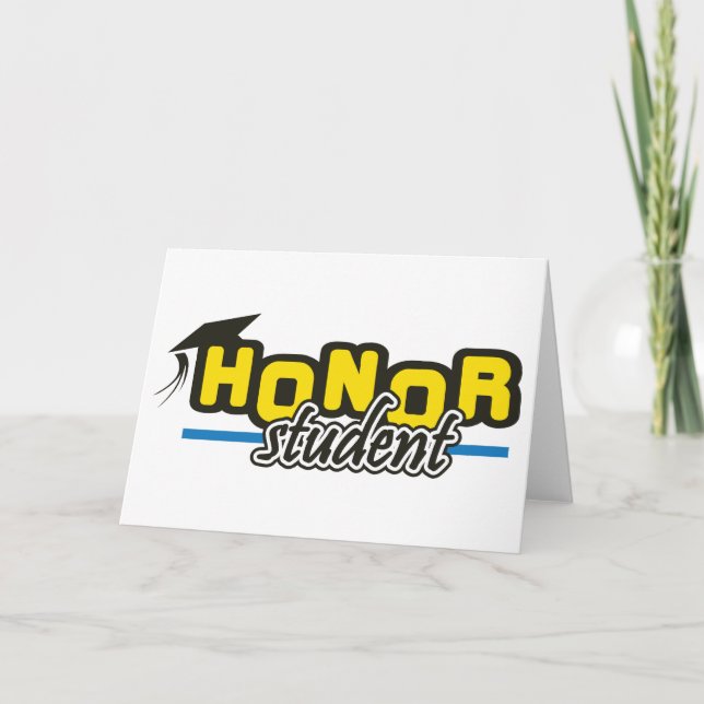 Honor Student Kort (Framsida)