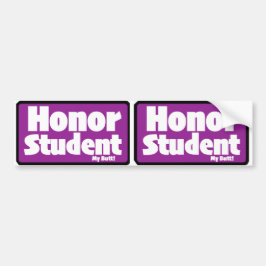 Honor Student "min rumpa" Skriv ut Novelty X2 Bildekal