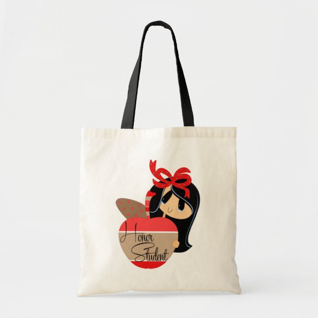 Honor Student School Budget Tote Tygkasse (Framsidan)