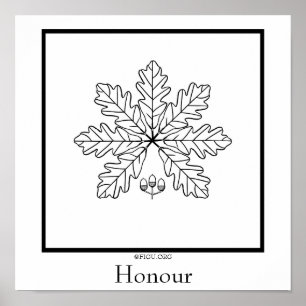 Honor Symbol Poster