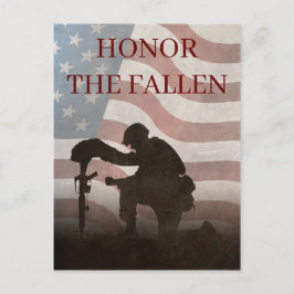 Honor The Fallen Helg Vykort