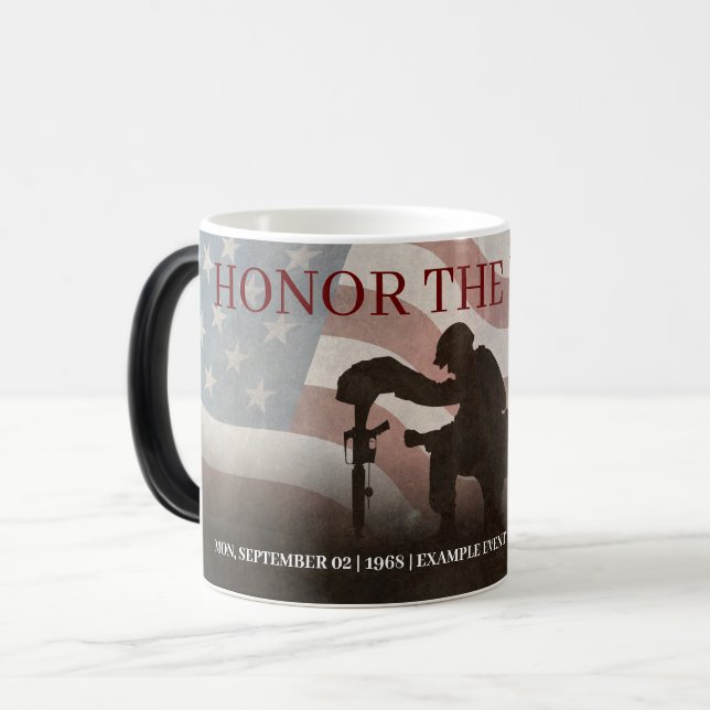 Honor The Fallen Magisk Mugg (Framsida vänster)