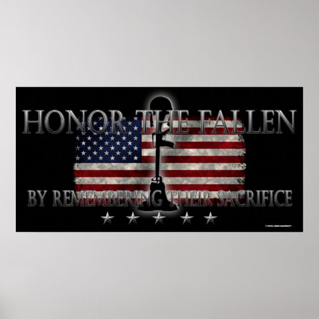 Honor The Fallen Poster (Framsidan)