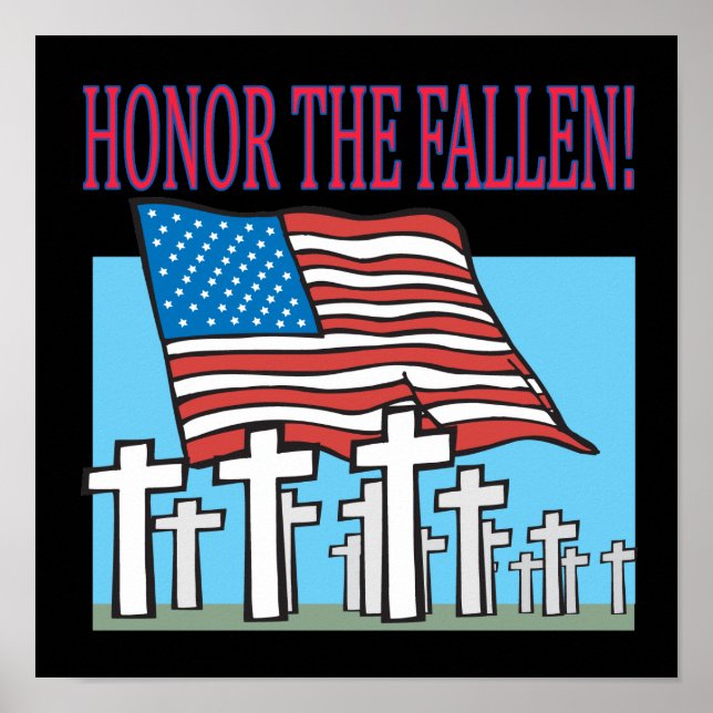 Honor The Fallen Poster (Framsidan)