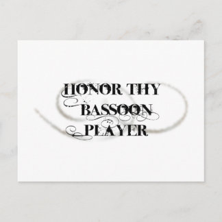 Honor Thy BasSnart Player Vykort