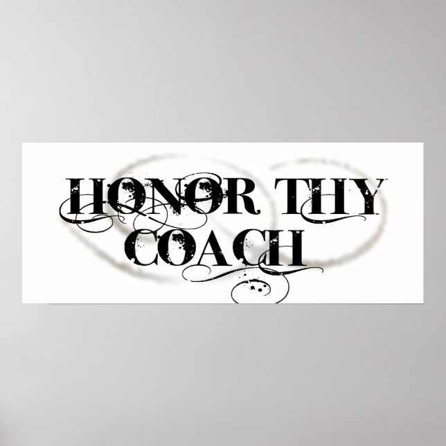 Honor Thy Coach Poster (Framsidan)