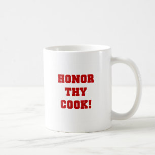 Honor Thy Cook Tshirts och Gifts Kaffemugg