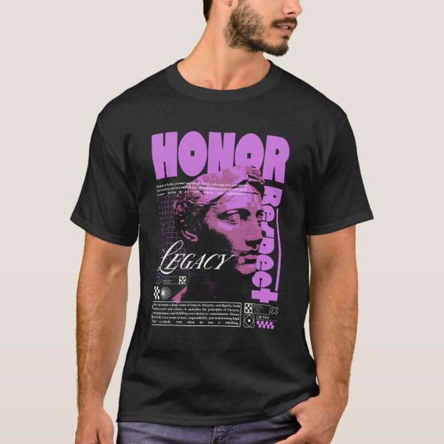 Honor Tshirt T Shirt (Framsida)