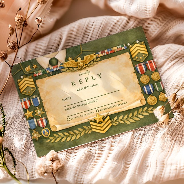 Honor & Valor Graduation Party OSA Kort (Skapare uppladdad)