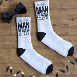 Honor White Bröllop Socks Strumpor<br><div class="desc">Vilken hedersman skulle inte kärlek vara ett par strumpor som tack? Jag vet ingen som inte skulle göra det. Lägg till hans namn och din bröllop-dejt och ändra färg till hans favorit</div>