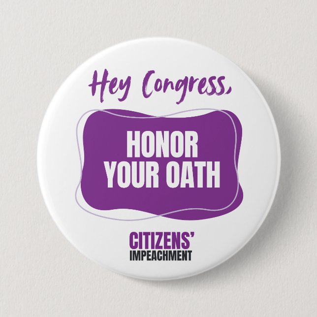 Honor Your Oath Button Knapp (Framsida)