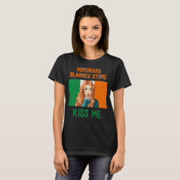 HONORARY BLARNEY STONE IRISH LASS KISS MIG T SHIRT